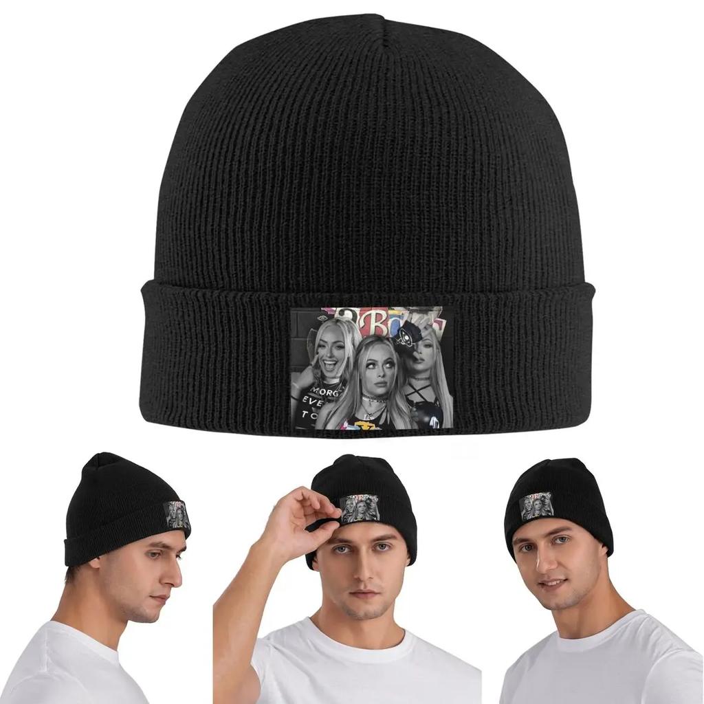 Liv Morgan Warm Knitted Cap Winter Knit Bonnet Hat Skullies Beanies Hip Hop Caps for Unisex