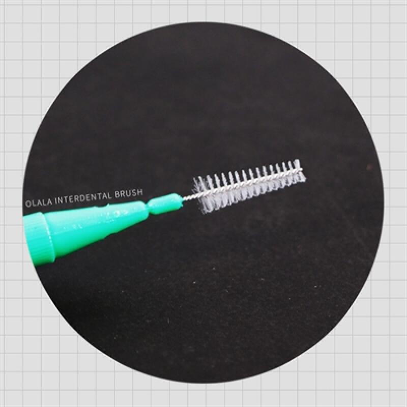 Набор из 5 ортодонтических межзубных щеток OLALA, 3 размера 3S (0.7m)