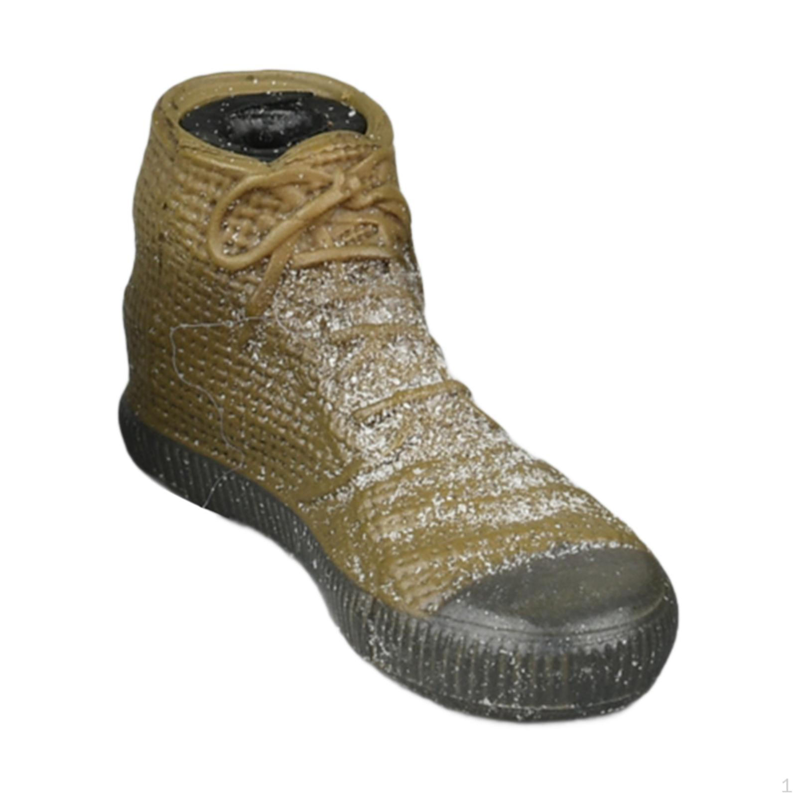 

1/12 Scale Figure Shoes Miniature Sturdy,Doll Accessories,Collection,Trendy,Handmade Model for 6