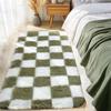 Area Rugs for Bedroom, Upgrade Non-Slip Grey Fluffy Soft Shag Carpet, Indoor Floor Gray Fuzzy Shaggy Living Room Plush Rug for Kids Home Dorm Decor