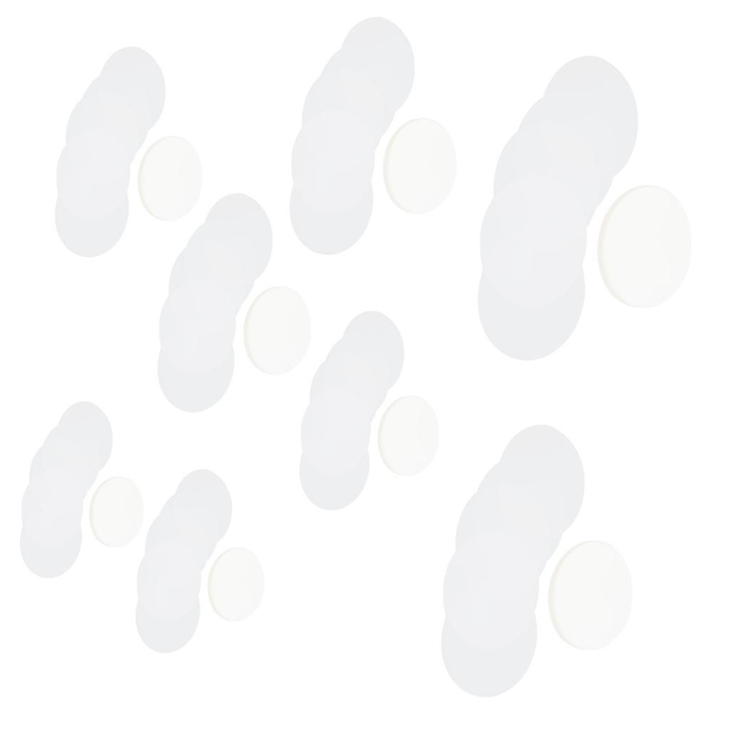 100 Pezzi Pellicola Protettiva Trasparente in PVC per Badge Protezione Motivo Ampia Applicazione