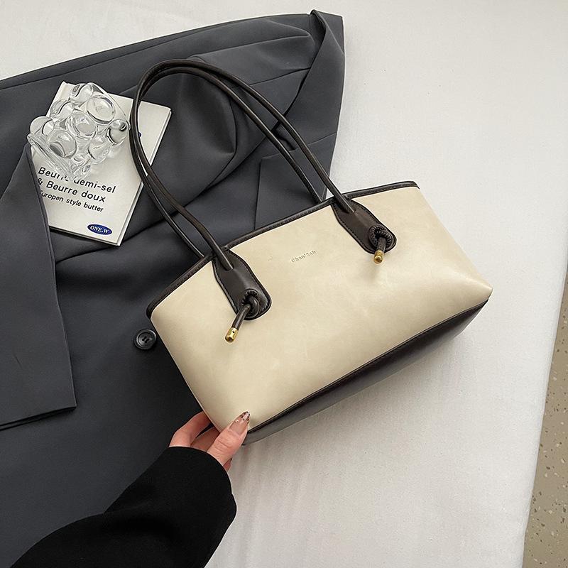 Premium texture large-capacity commuter bag women's 2025 new autumn and winter shoulder underarm bag niche light luxury tote bag