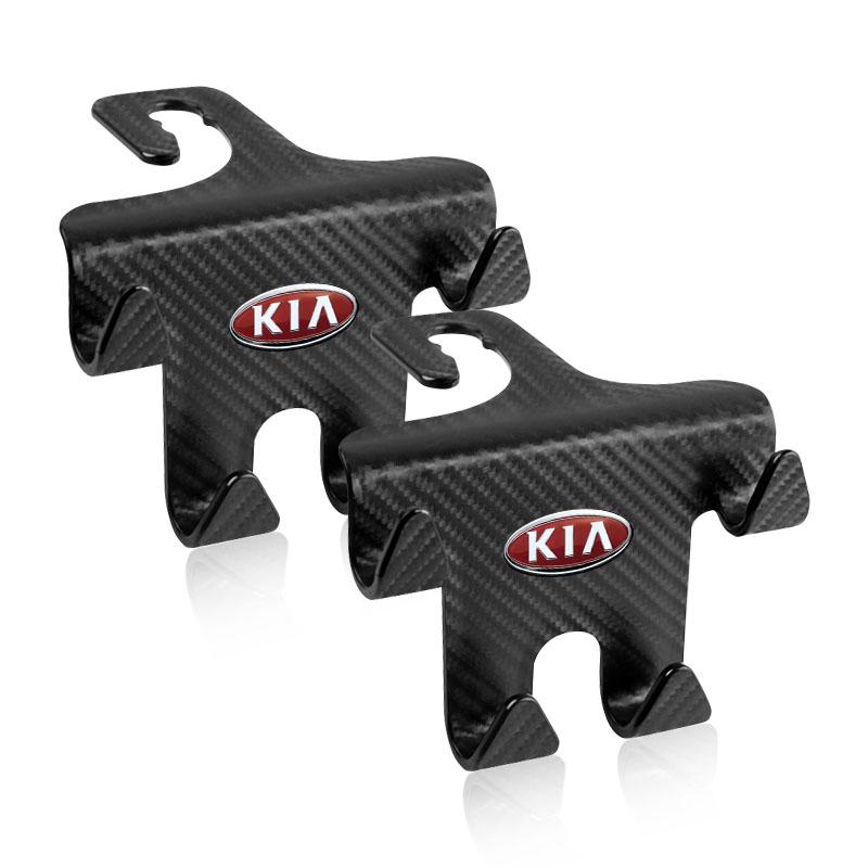 

Крючок на подголовник автомобильного сиденья Универсальный держатель для телефона Органайзер на спинку сиденья Для Kia Sauer CUB CEED Cerato Forte K8 K900 Optima Picanto RIO VG Ray 2Pcs чёрный