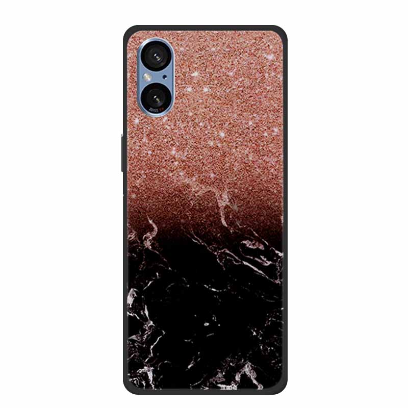 For Sony Xperia 5 V Case Marble Shockproof Soft Silicone TPU Back Cover For Sony Xperia5 V 5V 5G Phone Cases XQ-DE54 New Fundas