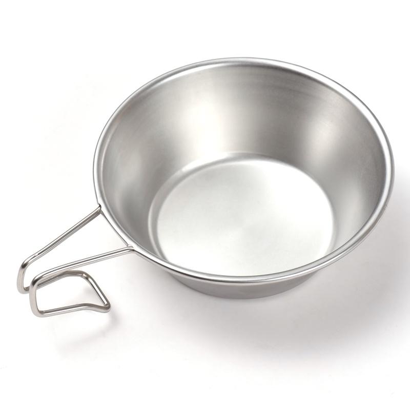 2pcs Stainless Steel Travel Sierra Cup 200ml Measuring Camping Bowl For Backpacking Camping