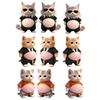 Cat Belly Stickers Plump 3D Chubby Cat Adorable Cute Sticker Set Stickers Per [2026 Latest] Soft, Squishy, (3 Types/6 Set)