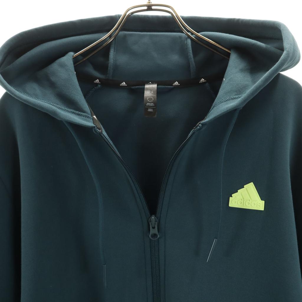 adidas Long sleeve sweat Zip hoodie Setup XL/M Navy system Men's Used