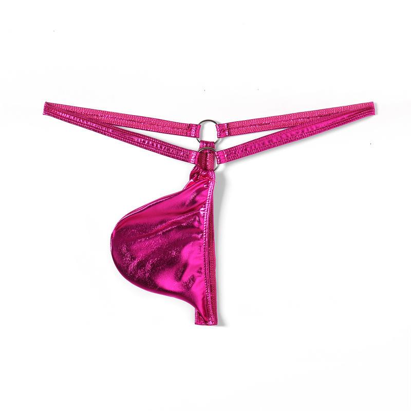 Herrenstring Herren Hüftunterhose Herren Spaß glänzendes Ringdesign Unterwäsche Herren