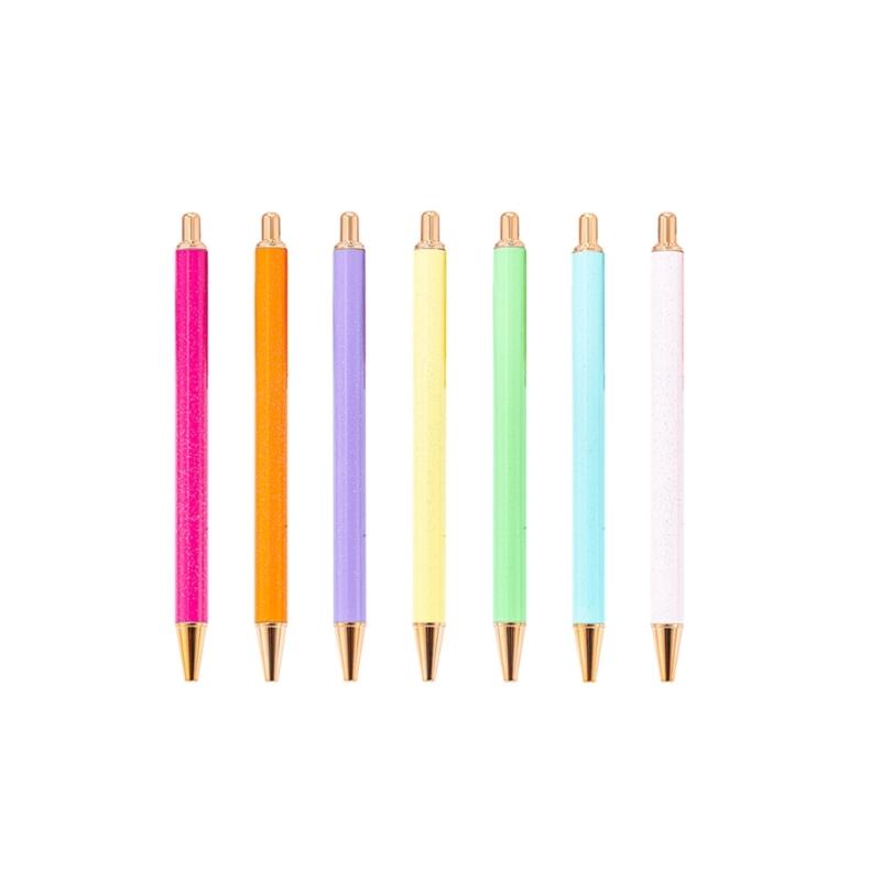 

7/8/10Pcs Retractable Ballpoint Pen Office Writing Pen Signature Pen Smooth to Write Guest Sign In Pen for Hotel Office