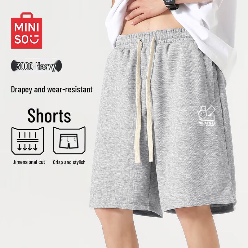MINISO Men s Summer Heavyweight Drape Casual Shorts XL