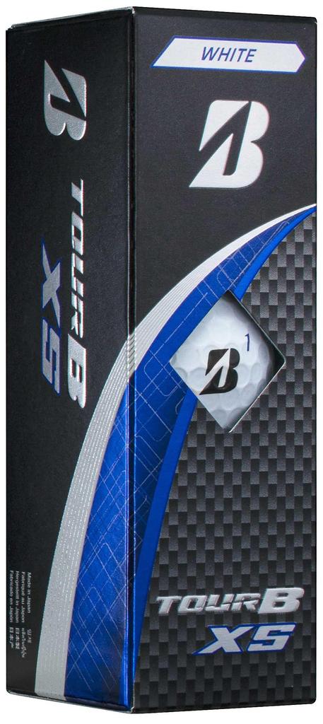 BRIDGESTONE TOUR B XS Golf 2024 White Balls, Model, 12-Pack, (S4WXJ)
