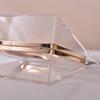 Handmade Beaded Bag Transparent Acrylic Handbags Luxury Designer Party Evening Clear Clutch Unique Shaped Crossbody Shoulder Bag