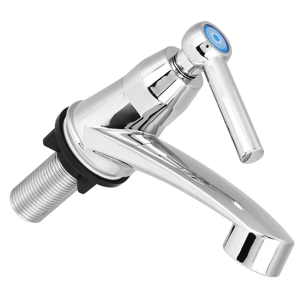 ABS-Kunststoff, einzelner Kaltwasserhahn, Wasserhahn, Badezimmer, Waschbecken, Küchenspüle, Zubehör(Gerade G1/2)