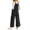 Women's Loose Casual Sleeveless Jumpsuit Color Pocket Jumpsuit Pocket Jumpsuit