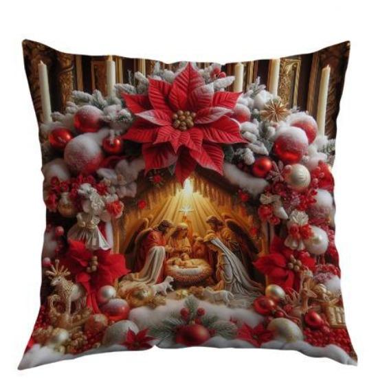 

Xiyin Christmas Pillowcase New Nordic Home Pillow Single Pillowcase 45cm*45cm