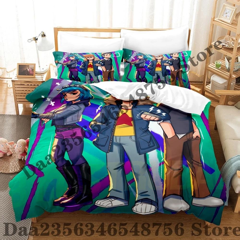 Scott Pilgrim Takes Off Bedding Set Single Twin Full Queen King Size Bed Set Adult Kid Bedroom Duvetcover Sets Bed Sheet Set
