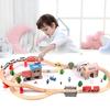 Multiple Wooden Train Track Set Toys For Children Wooden Railway Track Accessories Fit for Brand Wooden Tracks Educational Toys