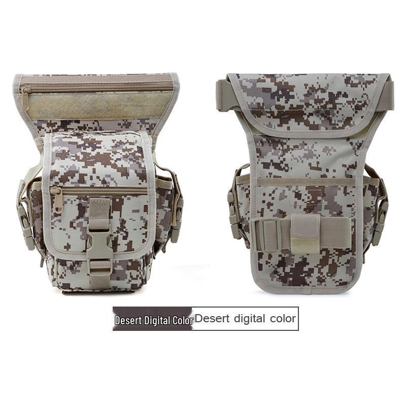 Men’s Outdoor Tactical Motorcycle Messenger & Cycling Leg Bag, Waterproof Waist Bag for Mobile Phone & Running Sports.
