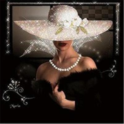 40X40CM   5D Full Square Rhinestone Figure Diamond Embroidery Paintings Cross Stitch Home Decor