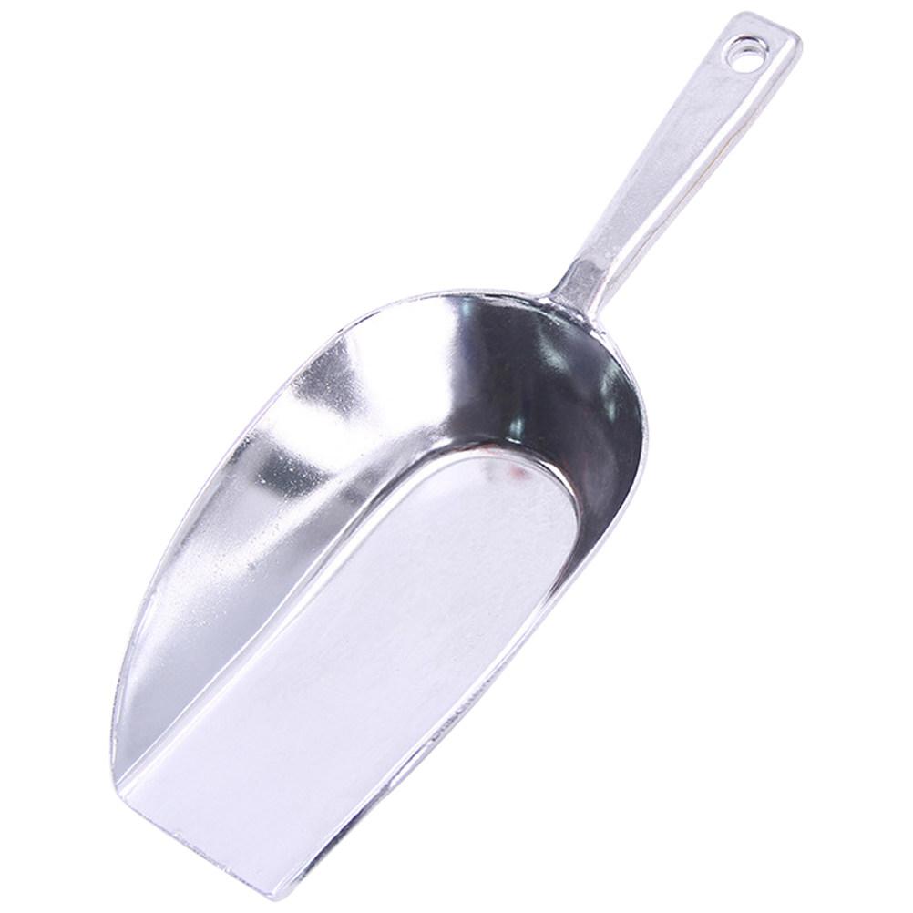 Lopată pentru gheață din aliaj de aluminiu rezistentă, cu mâner confortabil, pentru cuburi de gheață, recipiente pentru depozitarea alimentelor, bar, restaurant, catering