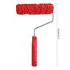 Practical Decorative Paint Roller 7''Pattern Embossed Texture Painting Tool Wall Rubber Artistic Pattern Home Decoration
