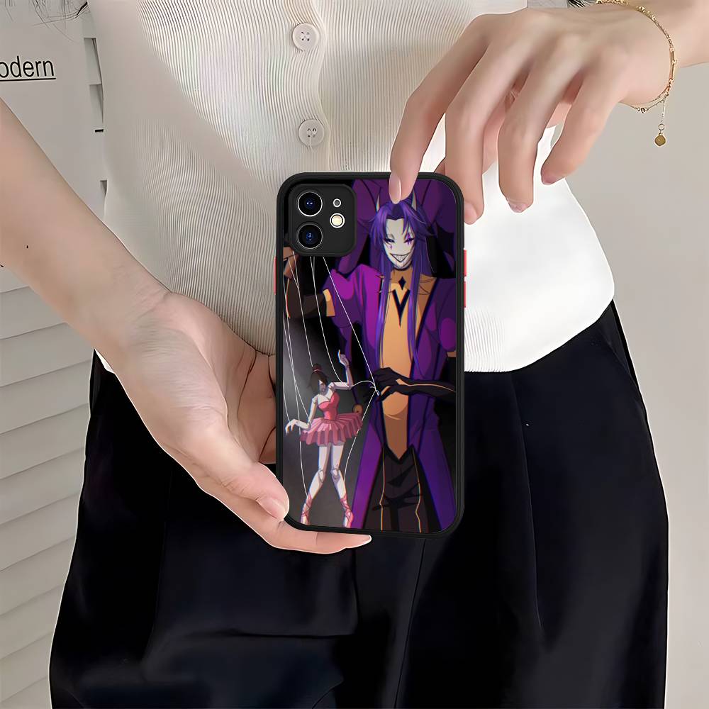 Anime Der Freak Zirkus Pierrot Matt Transparent Handyhülle Für iPhone Hülle 16 15 14 13 12 11 Pro Max X XS Max Plus