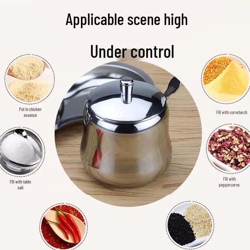 Yunshuang 3-Tier Stainless Steel Seasoning Organizer Set