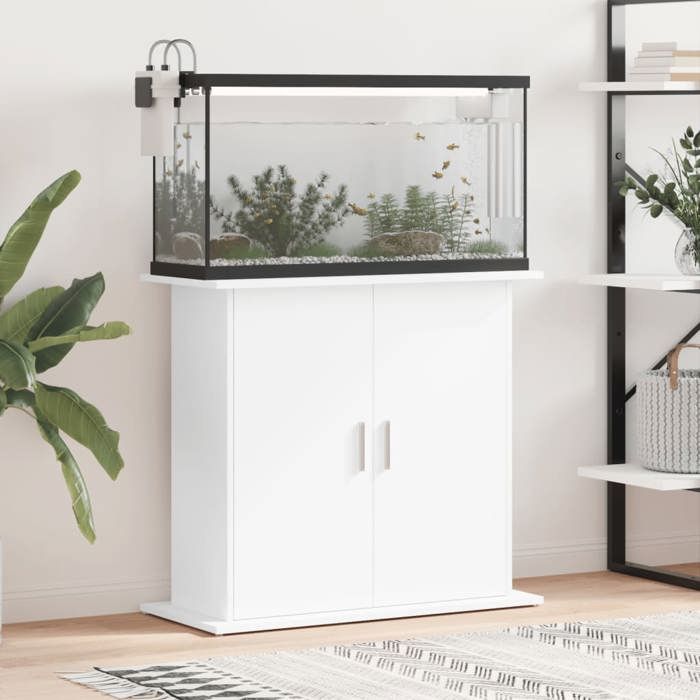 VidaXL Support pour Aquarium, Armoire pour Aquarium avec 4 Compartiments, Meuble de Base pour Aquarium avec Rangement 833599