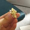 2PCS Metal Iris Shaped Binder Clips Bill Binder Clip Foldback Notes Letter File Paper Clip Binding Securing Clip Stationery