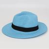Foldable Colorful Summer Straw Hat Square Buckle Outdoor Beach Breathable Travel