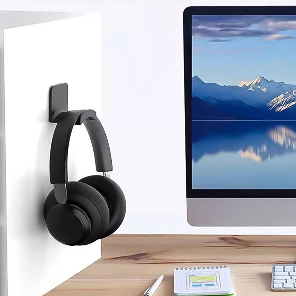 Adhensive Headphone Hook Space Saving Earphone Display Stand  for Gaming Headsets