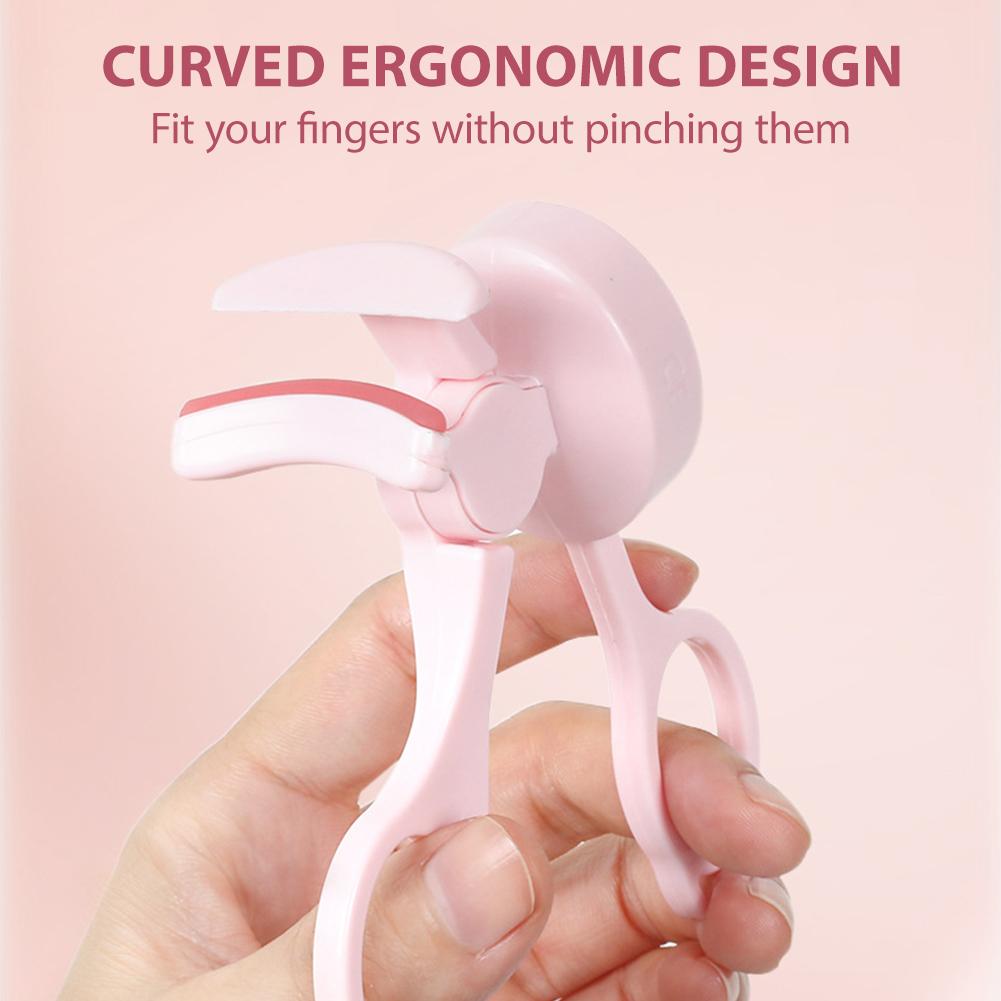 Portable Eyelash Curler Electric Heated Professional Eyelashes Curling Long-Lasting Natural Curl Makeup Beauty Tools