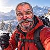 Maschera da Sci Unisex Novità Faccia da Vecchio, Divertente Stampa 3D Integrale Invernale, Occhiali da Sole Non Inclusi