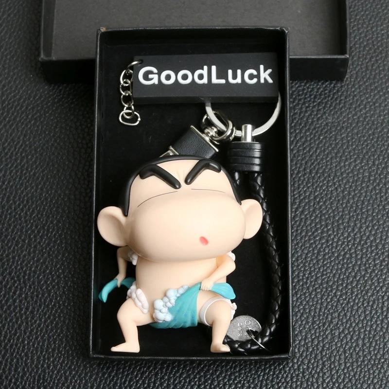 

Cartoon Crayon Shin-chan Car Keychain Cute Fashion Backpack Camera Pendant Girls Accessories Holiday Present Kids Anime Toys