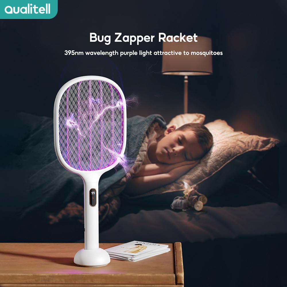 2026 Trending Electric Fly Swatter ABS Bug Zapper Racket 4000V 2000mAh Mosquito Killer Swatter Home Garden Office  ODM