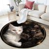 Cartoon Print Round Area Rug,Carpet Rug for Living Room Bedroom Sofa Playroom Decor,Non-slip Floor Mat