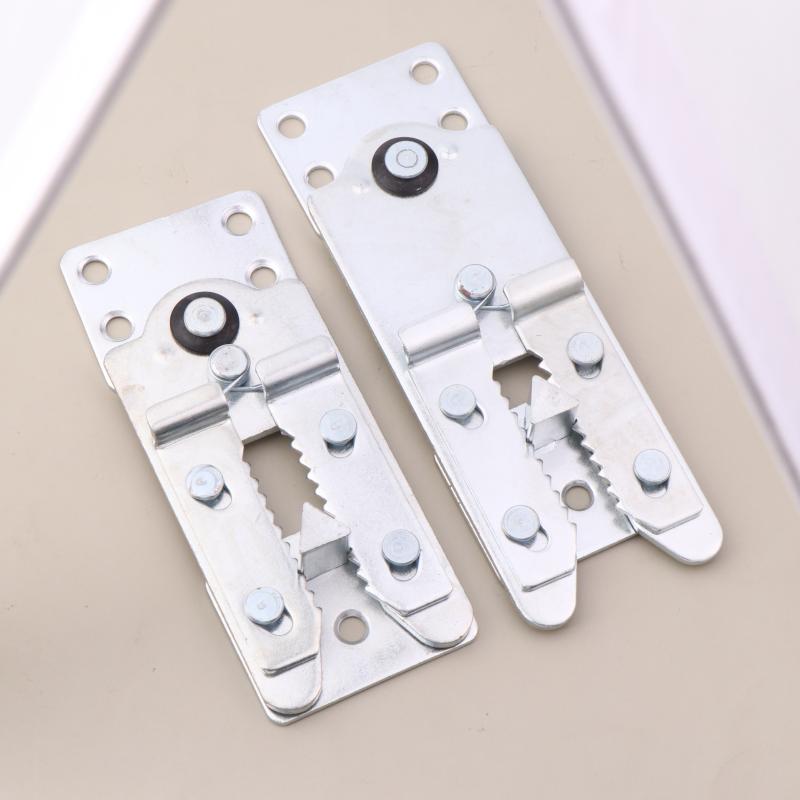 1Set Sofa Couch Sectional Connector Snap Metal Bracket Hinges For Furniture Accessories Tool