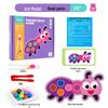 Wooden Educational Toys for Young Children: Early Learning, Parent-Child Interaction, Fruit, Color & Shape Recognition, Bead Threading