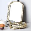 1PC Metal Cosmetics Trays Octagonal Versatile for Accessories Jewelry Tray Elegant Tray Organizer Jewelry 2 Sizes