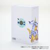 ANIMA ANW-C010 Digimon Adventure Collaboration Model Wired Earphones, In-Ear Type, with Original Illustration Package, featuring the Emblem of