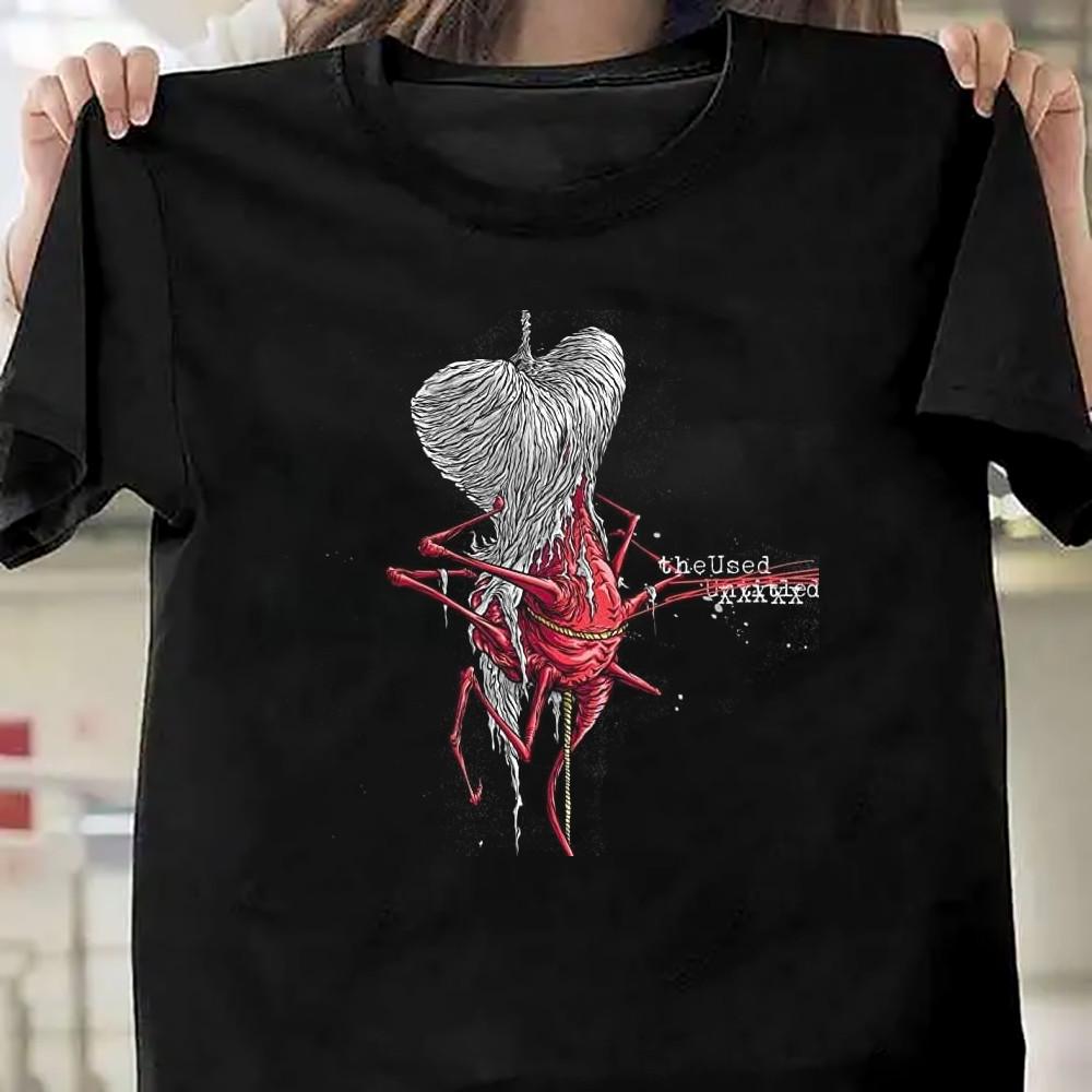 The Used Band Cotton Shirt Unisex Concerts-5XL LO290 Unisex T-Shirt S