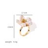 Pearl Ring Niche Retro High-end Flower Light Luxury Niche Ring Cool Style Elegant Accessory