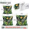 Tropical Plant Leaves Pillowcase Printed Polyester 40/45/50Cm Throw Pillowcover Decorative Sofa Cushion Pillowslip Home Decor