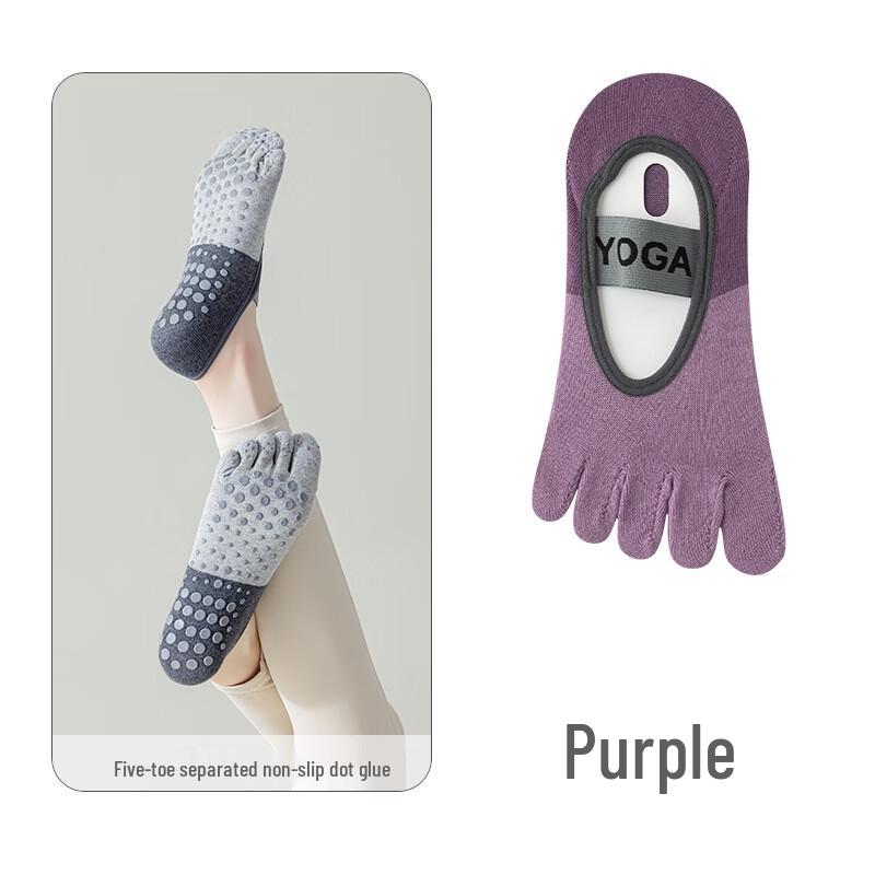 Junbie Women s Five-Toe Pilates Yoga Socks