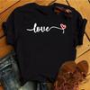Than Heart Tshirt Harajuku Style Fashion Than Heart Love Simple Fashion Loose Tshirt Unisex Ins Tops Tee