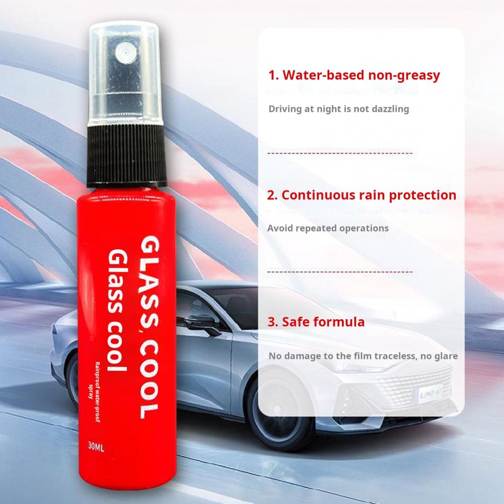 Water Repellent Fast-acting Car Windshield Cleaner Kit for Oil Film Removal Streak-free Glass Powerful Auto Exterior Glass Wiper