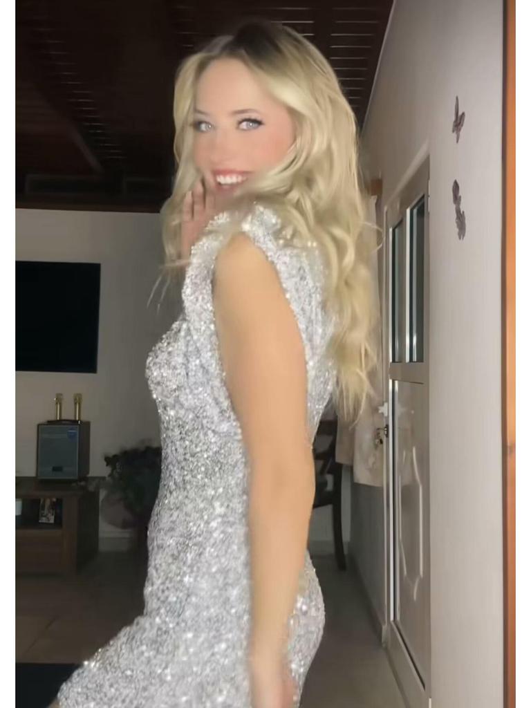 Europäisches & Amerikanisches Damen Ärmelloses Paillettenkleid mit Schulterpolstern