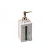 Resin Shampoo Bottle HighEnd Design Marble Pattern Dispenser Easy To Clean Refillable with