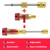 URMECCH R134A Valve Core Tool Kit for Refrigerant Air Conditioner System, High Low Pressure Valve Core Quick Remover Installer,