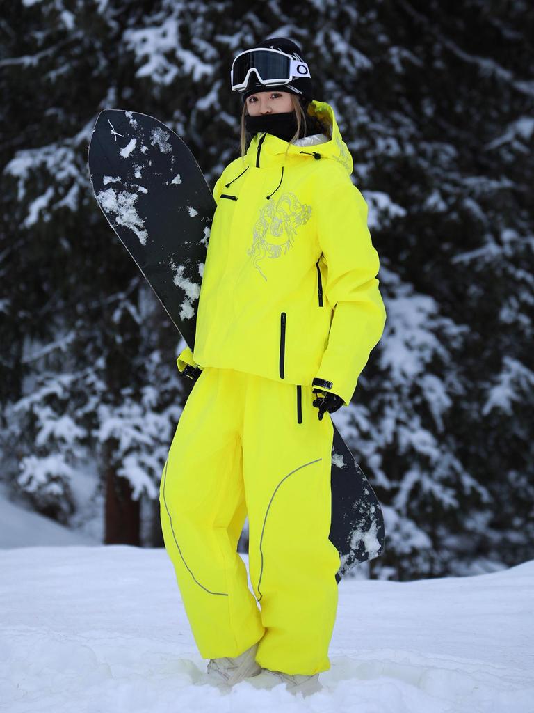 Winter-Skiset für Damen und Herren: Winddichte Wasserdichte Jacke und Hose